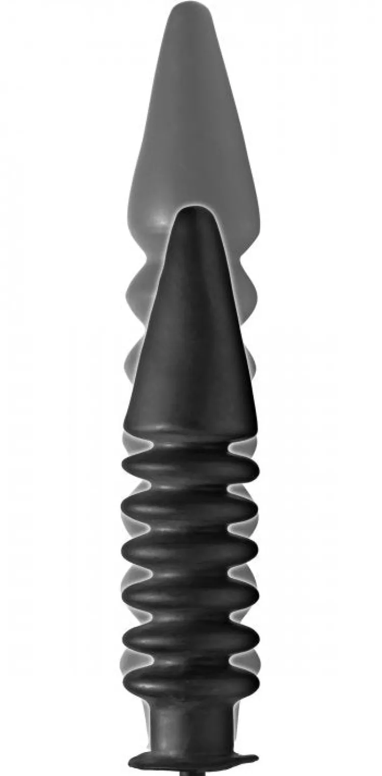 Master Series Unique Anal Toys | Butt Plugs>Accordian XL Inflatable Plug