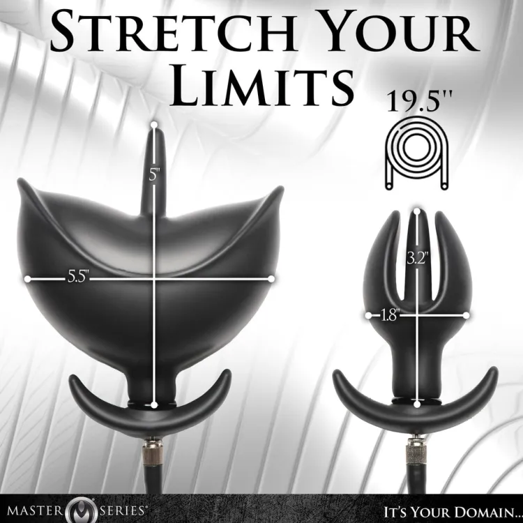 Master Series Unique Anal Toys>Ass Bound Anchor Inflatable Silicone Anal Plug