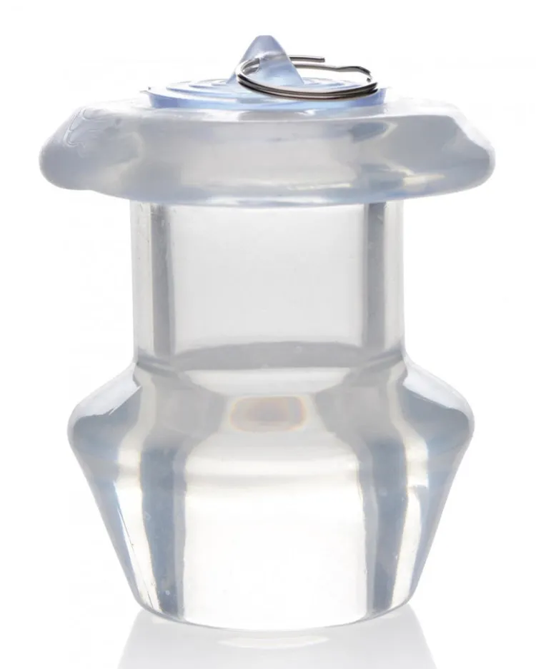 Master Series Unique Anal Toys | Butt Plugs>Ass Bung Clear Hollow Anal Dilator with Plug