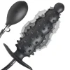 Master Series Unique Anal Toys>Ass Puffer Nubbed Inflatable Silicone Anal Plug