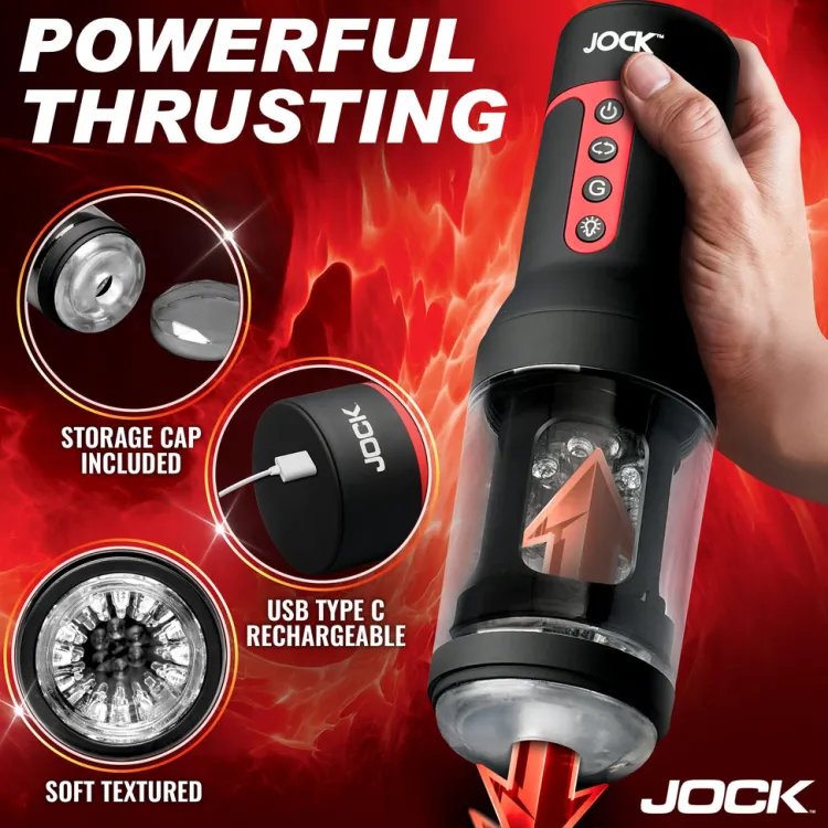 Jock Automatic & Hands-Free Masturbators | Vibrating Strokers>Auto Spin Spinning and Thrusting Masturbator