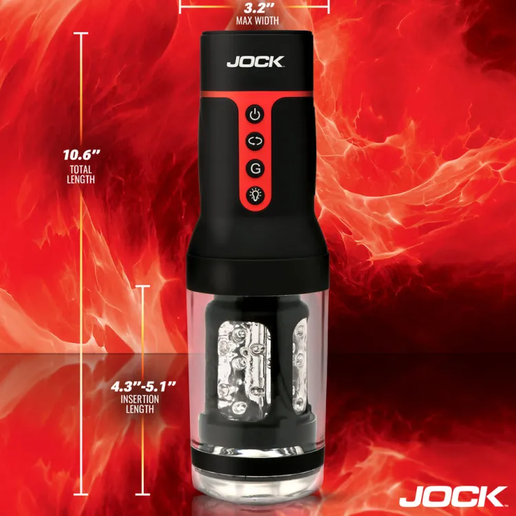 Jock Automatic & Hands-Free Masturbators | Vibrating Strokers>Auto Spin Spinning and Thrusting Masturbator