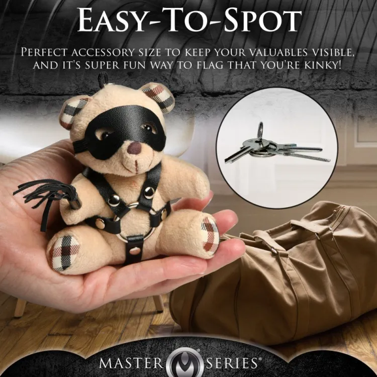 Master Series Games & Novelties>BDSM Teddy Bear Keychain
