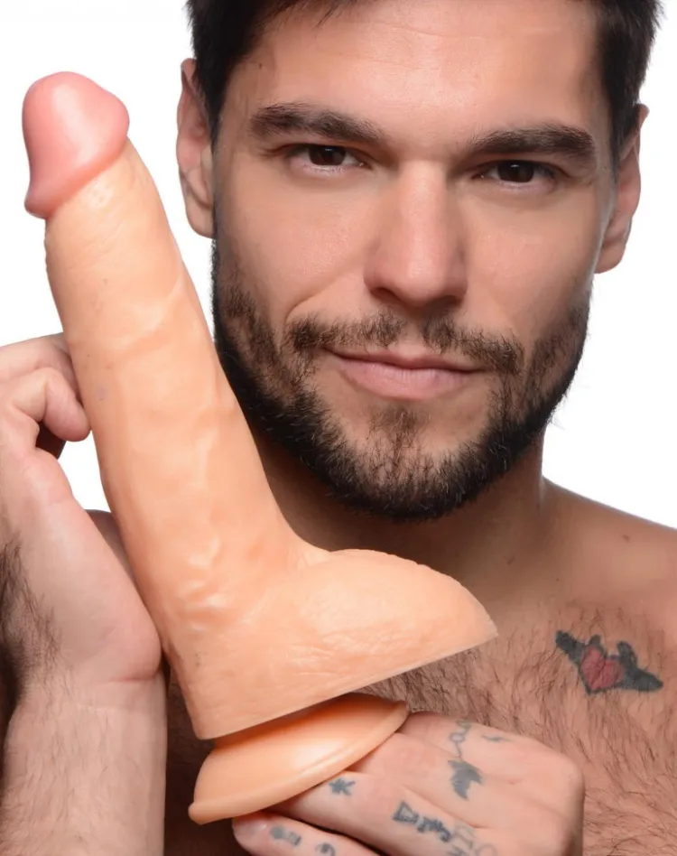 Master Cock Ultra Realistic Sex Toys | Realistic Dildos>Beefy Brad 9 inch Dildo with Balls