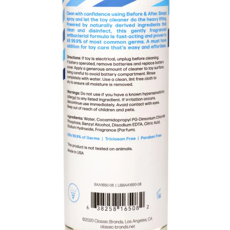 Healthy u0026 Active Sex Toy Cleaners>Before & After Sex Toys Cleaner