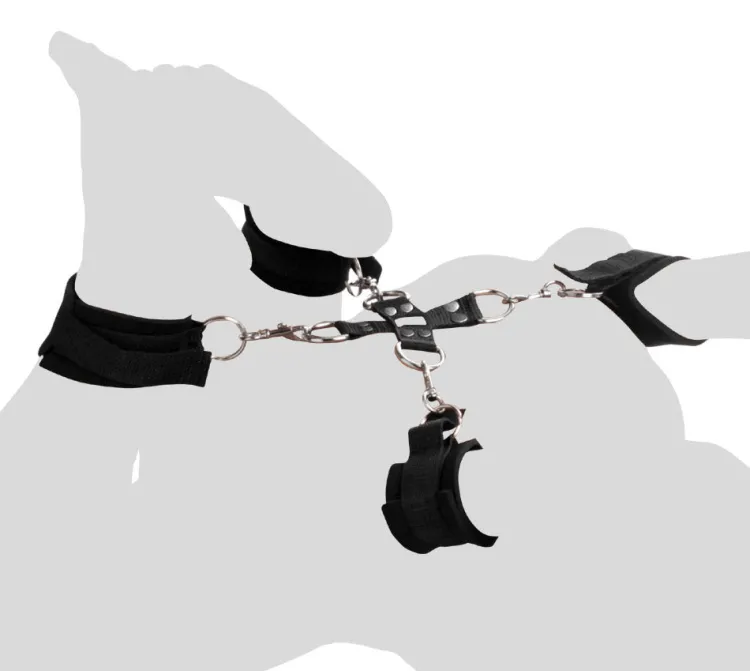 Frisky Sex Toy Kits & Collections | Starter Bdsm & Bondage Kits>Beginner Fleece Hog-Tie Kit