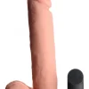Curve Toys Ultra Realistic Sex Toys | Silicone Dildos>Big Shot Vibrating Remote Control Silicone Dildo with Balls