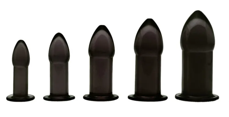 Master Series Sex Toy Kits & Collections | Butt Plugs>Black Anal Dilator Kit