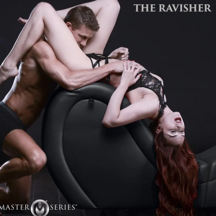 Master Series Luxury Toys | Sex Furniture, Swings, & More>Black Kinky Couch Sex Chaise with Love Pillows