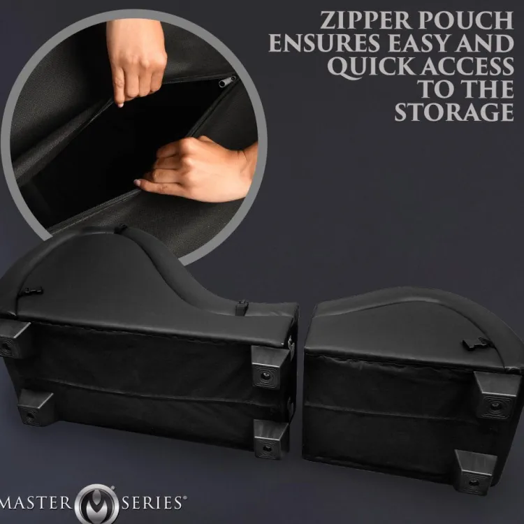 Master Series Luxury Toys | Sex Furniture, Swings, & More>Black Kinky Couch Sex Chaise with Love Pillows