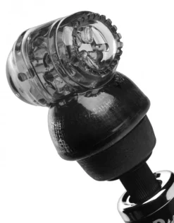 Wand Essentials Vibrating Strokers | Vibrating Masturbators>Black Vibra Cup Attachment
