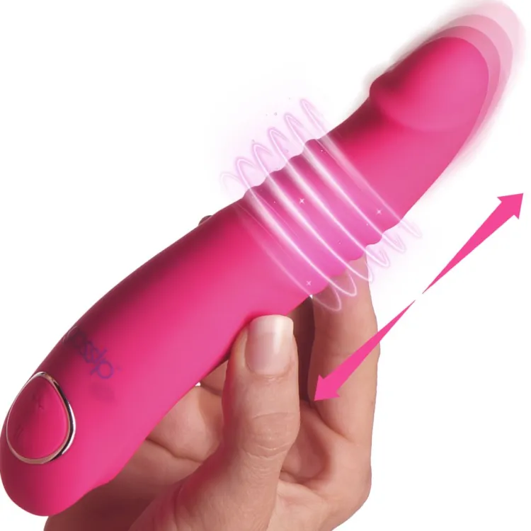 gossip Insertable & Realistic Dildo Vibrators | G-Spot Vibrators>Blasters 7X Thrusting Silicone Vibrator