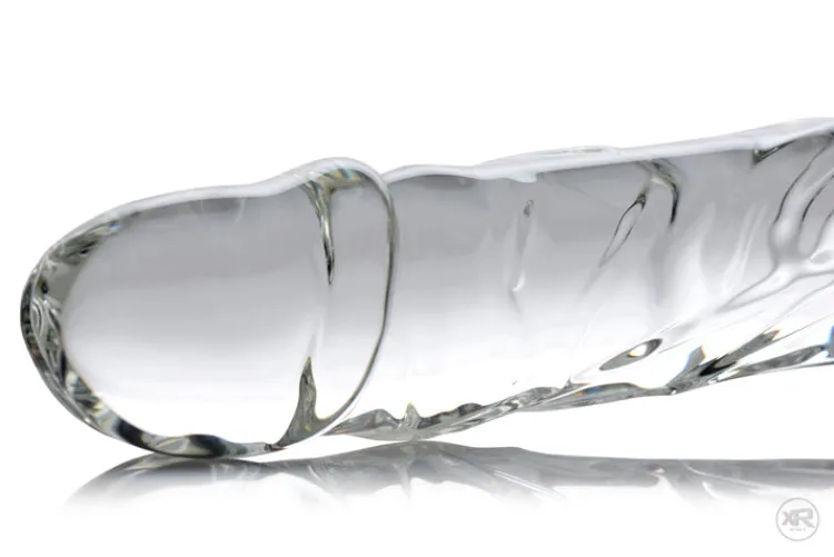 Master Series Glass Dildos | Large Dildos>Brutus Glass Dildo Thruster