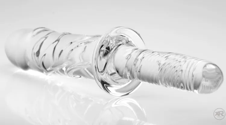 Master Series Glass Dildos | Large Dildos>Brutus Glass Dildo Thruster