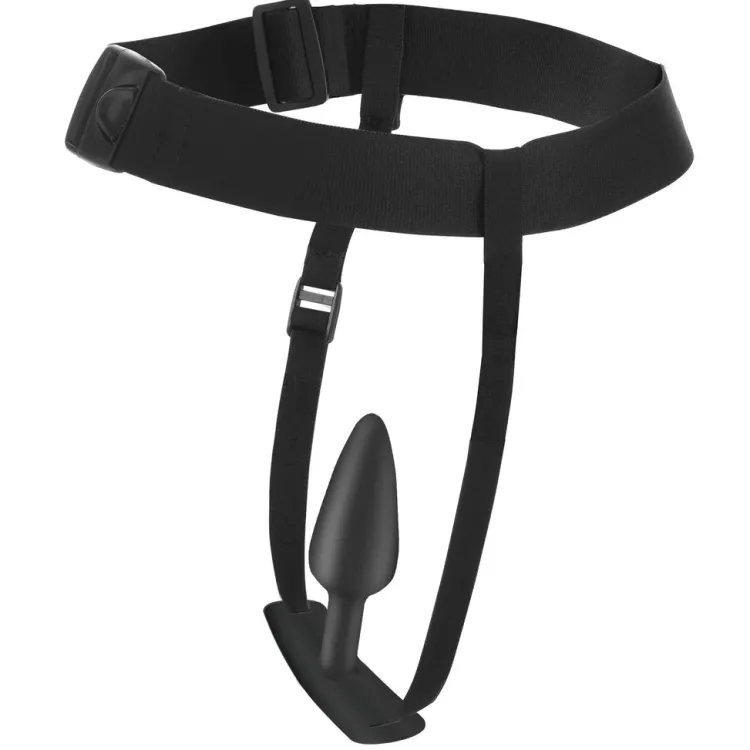 Master Series Anal Pegging Toys | Butt Plugs>Bum-Tastic Trainer Set Silicone 3 Piece Anal Plug Set with Harness