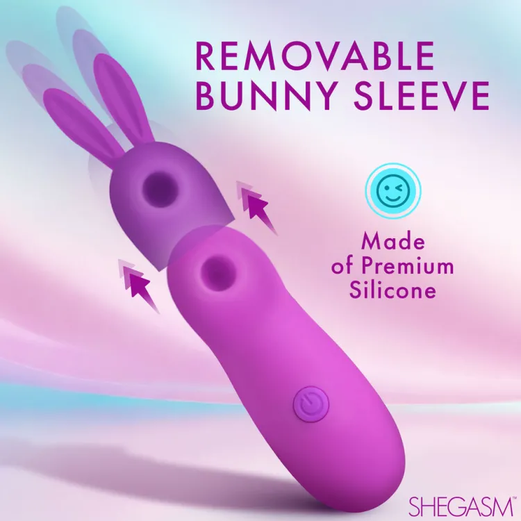 Shegasm Travel Essentials | Silicone Vibrators>Bunny Sidekick Suction Clit Stimulator