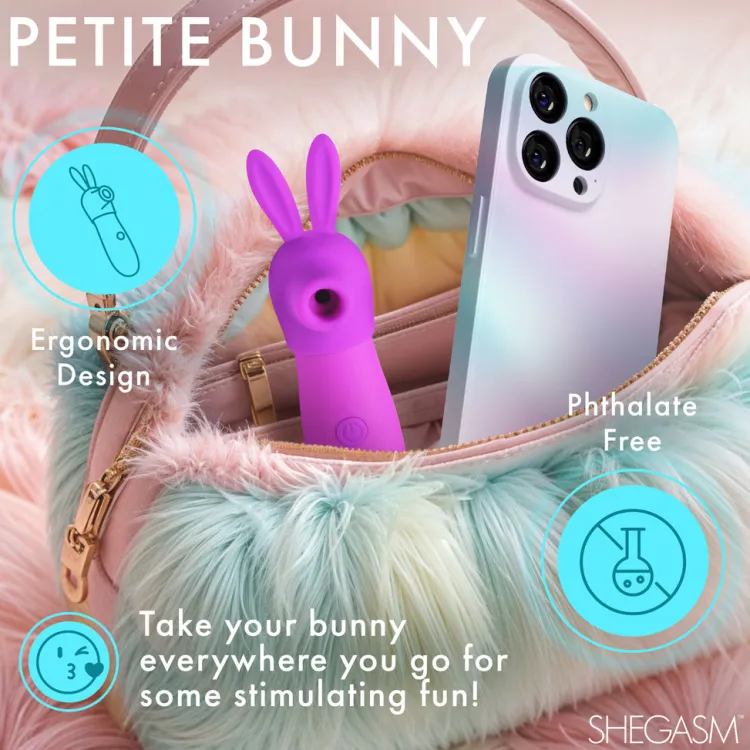 Shegasm Travel Essentials | Silicone Vibrators>Bunny Sidekick Suction Clit Stimulator