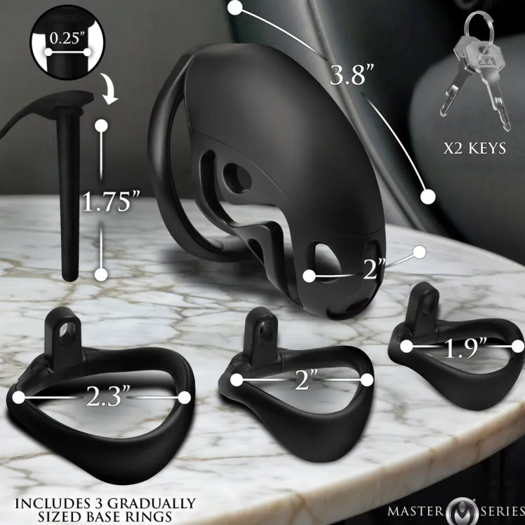 Master Series Chastity Devices>Captor Chastity Cage