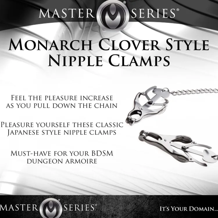 Kink Industries Starter Bdsm & Bondage Kits | Nipple Clamps & Stimulators>Chain Linked Nipple Clamps