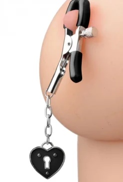 Master Series Nipple Clamps & Stimulators>Charmed Heart Nipple Clamps