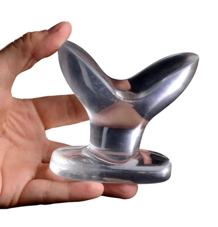 Master Series Unique Anal Toys | Butt Plugs>Clear Anchor Anal Plug