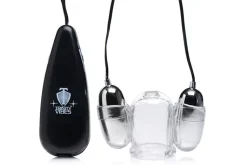 Trinity Vibes Vibrating Strokers | Vibrating Masturbators>Clear Multi-Speed Vibrating Head Teaser