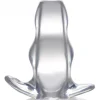 Master Series Unique Anal Toys | Butt Plugs>Clear View Hollow Anal Plug