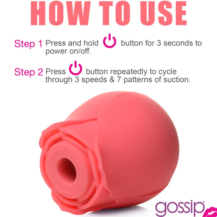 gossip Waterproof Vibrators | Unique Vibrators>Clitoral Rose Stimulator