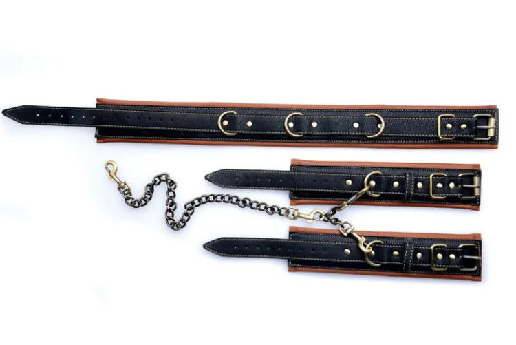 Master Series Leashes & Collars | Wrist & Ankle Cuffs>Coax Collar to Wrist Restraints