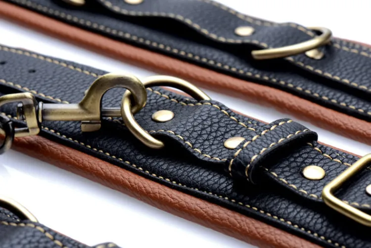 Master Series Leashes & Collars | Wrist & Ankle Cuffs>Coax Collar to Wrist Restraints