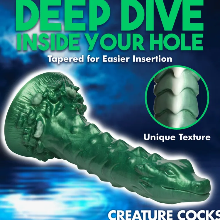 Creature Cocks Silicone Dildos | Large Dildos>Cockness Monster Lake Creature Silicone Dildo