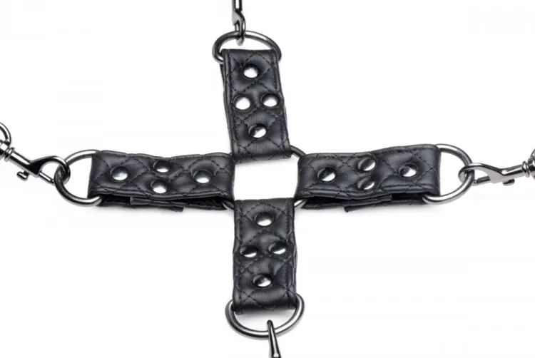 Master Series Wrist & Ankle Cuffs | Sex Furniture, Swings, & More>Concede Wrist and Ankle Restraint Set With Bonus Hog-Tie Adaptor