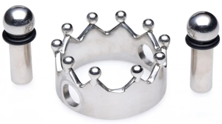 Master Series Nipple Clamps & Stimulators>Crowned Magnetic Nipple Clamps
