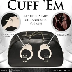 Master Series Wrist & Ankle Cuffs><noscript><img width=