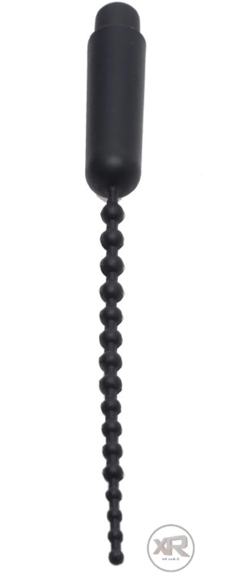 Master Series Medical Equipment | Cock & Ball Devices>Dark Rod Vibrating Beaded Silicone Sound