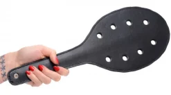 STRICT Impact: Whips, Crops & Spankers>Deluxe Rounded Paddle with Holes