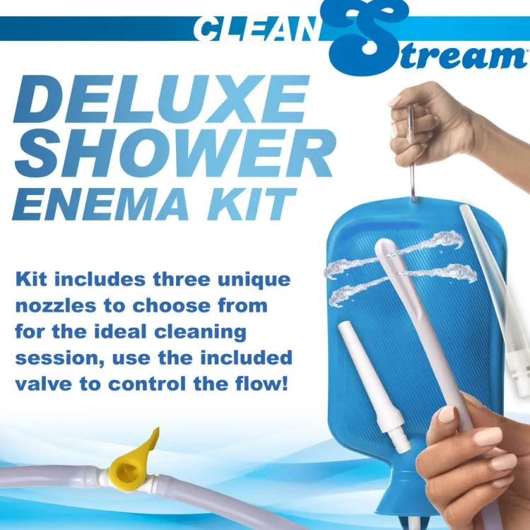 Clean Stream Anal Douches & Enemas | Anal Starter Toys>Deluxe Shower Enema Kit
