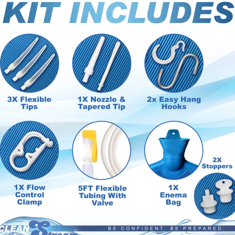 Clean Stream Anal Douches & Enemas | Anal Starter Toys>Deluxe Shower Enema Kit
