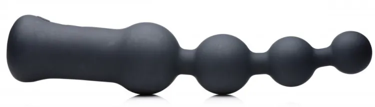 Master Series Insertable & Realistic Dildo Vibrators | Anal Vibrators>Deluxe Voodoo Beads 10X Silicone Anal Beads Vibrator