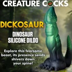 Creature Cocks Silicone Dildos | Harness Compatible Dildos>Dickosaur Dinosaur Silicone Dildo