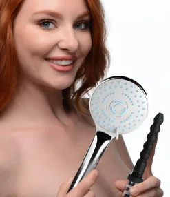 Clean Stream Anal Douches & Enemas>Discreet Silicone Shower Enema Set