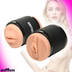 Mistress Mouth Masturbators | Pocket Pussy & Porn Star Masturbators>Double Shot Mouth and Pussy Stroker