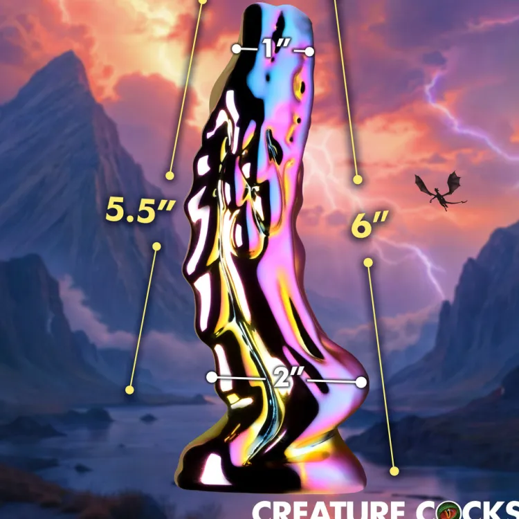 Creature Cocks Glass Dildos>Dragon Glass Glass Dildo