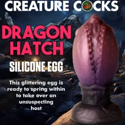 Creature Cocks Unique Anal Toys | Butt Plugs>Dragon Hatch Silicone Egg