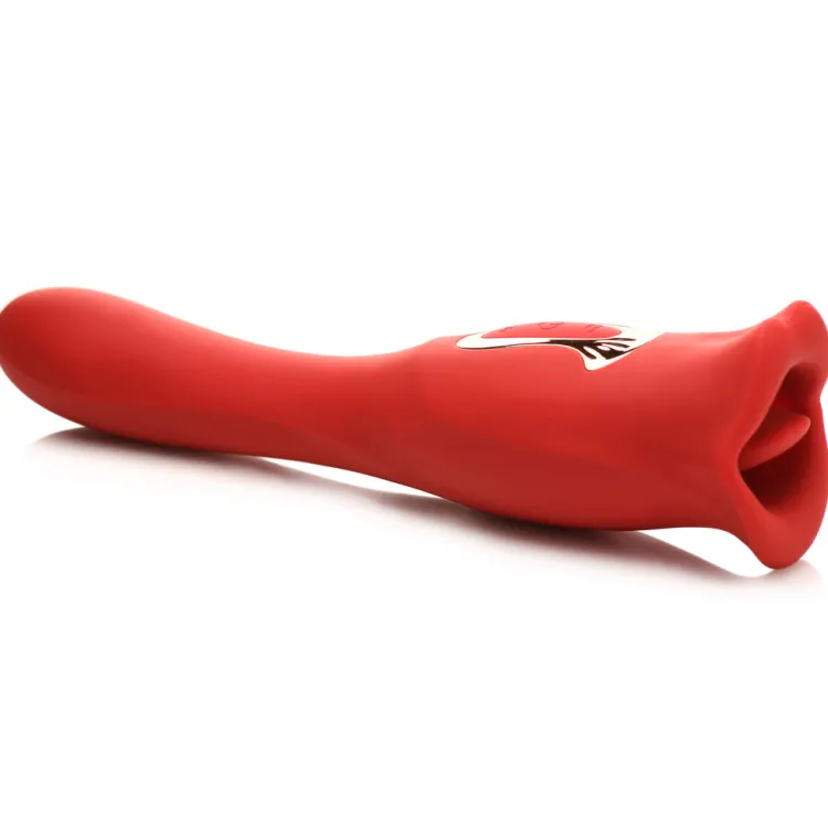 Lickgasm Luxury Toys | Silicone Vibrators>Dual-Ended Kissing Vibrator