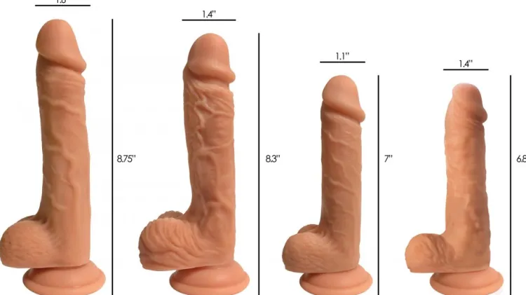 Easy Riders Starter Bdsm & Bondage Kits | Realistic Dildos>Dual Density Silicone Dildo