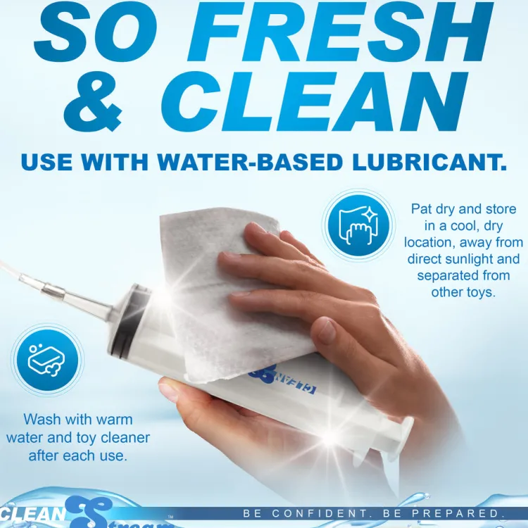 Clean Stream Anal Douches & Enemas>Enema 150 mL Syringe with Attachments