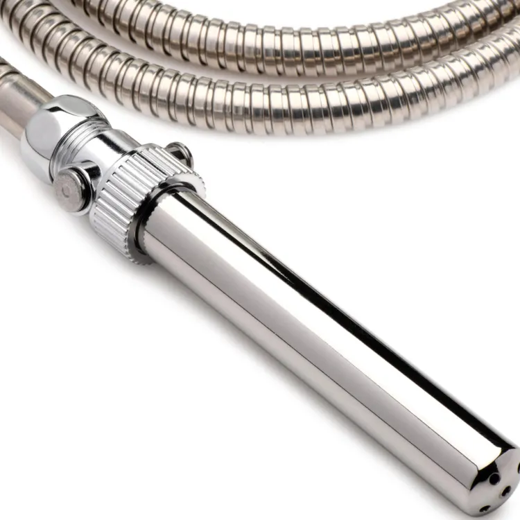 Clean Stream Anal Douches & Enemas | Aluminum & Steel Dildos & Insertables>Enema Nozzle with Quick Shut Off/On Valve