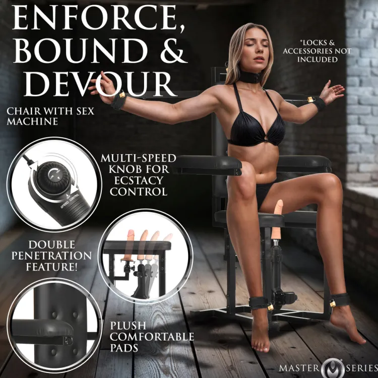 Master Series Sex Machines | Sex Machines>Enforcer Chair with Sex Machine