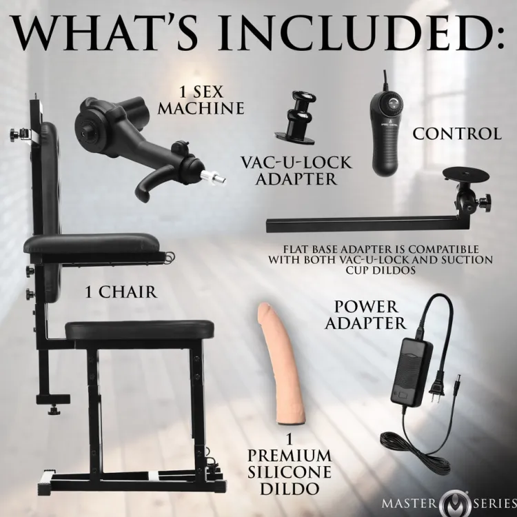 Master Series Sex Machines | Sex Machines>Enforcer Chair with Sex Machine